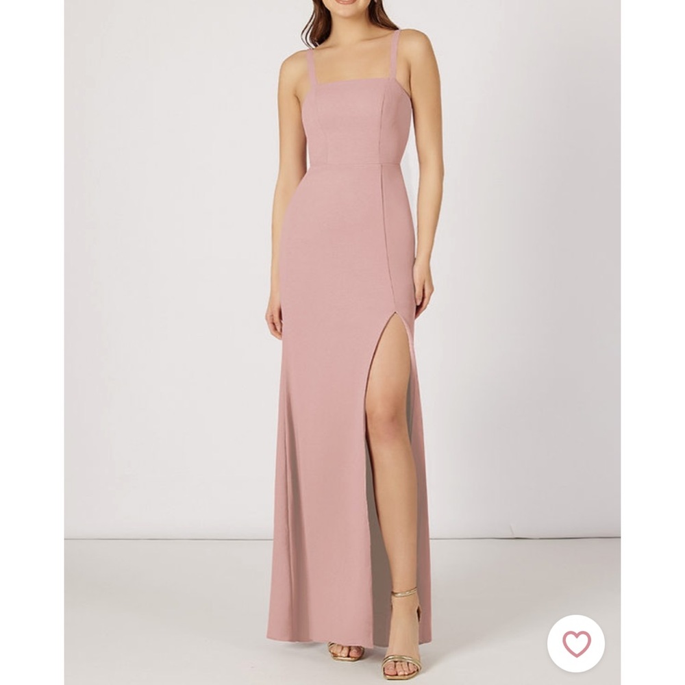Azazie Gianetta Dress color: dusty rose